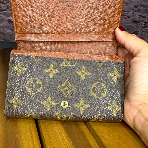 Louis Vuitton Vintage Porte Monnaie Billets Tresor Wallet Authentic - Picture 6 of 13